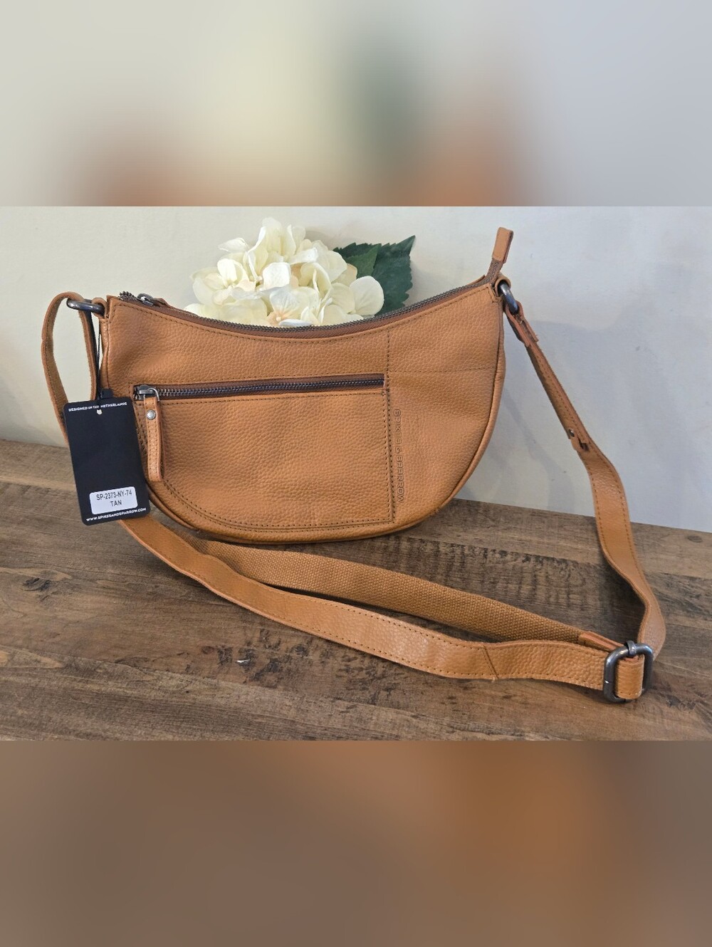 Spikes & Sparrow Genuine Leather Crossbody Bag * Netherlands